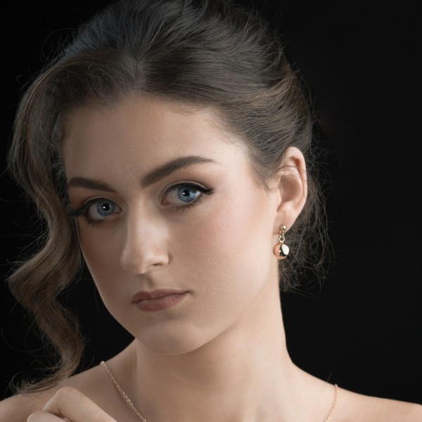 Auskarai su skambančiais burbuliukais (10mm) (TMAUS26)