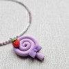 Vėrinys Saldainis Violetinis (TMVER13)