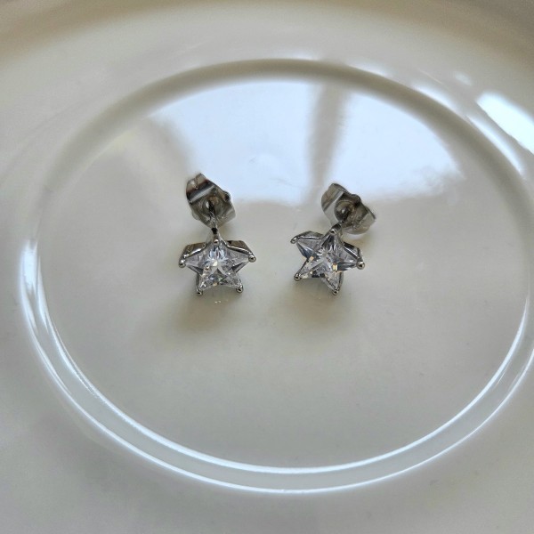 Auskarai Žvaigždutės (TMAUS32) sidabro spalva