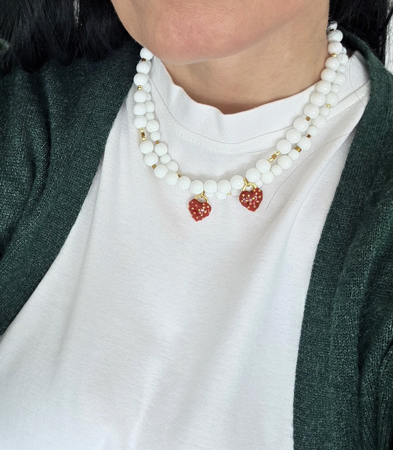 Onikso vėrinys su Širdelės pakabuku (TMVER44)